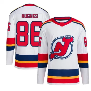 New Men's New Jersey Devils Jack Hughes #86 Stitched Jersey S-3XL