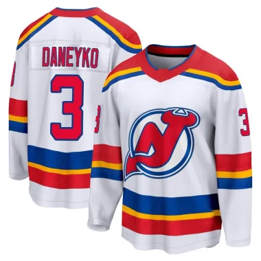 New Jersey Devils Ken Daneyko Official White Reebok Authentic Adult Away NHL Hockey Jersey S,M,L,XL,XXL,XXXL,XXXXL